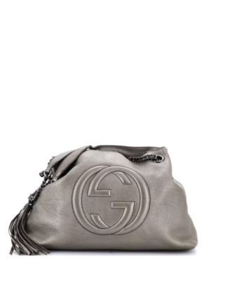 Medium Soho Chain Strap Shoulder Bag Leather