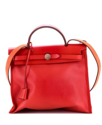31 Herbag Zip Berline Vache Canvas and Leather