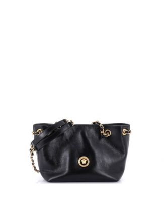 Mini Medusa Icon Chain Tote Leather