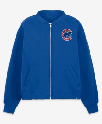 Women's Royal Chicago Cubs Oversized Rage Against Full-Zip Jacket