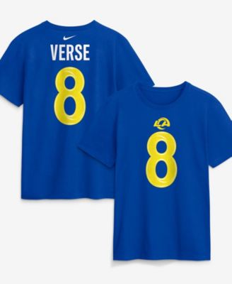Men's Jared Verse Royal Los Angeles Rams Name & Number T-Shirt