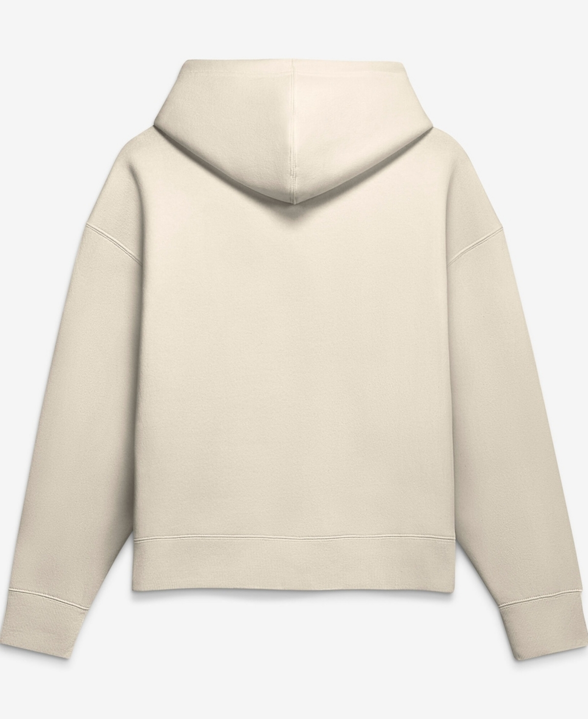 Fanatics Women's Cream Montreal Canadiens Elevated Distressed Logo Hoodie