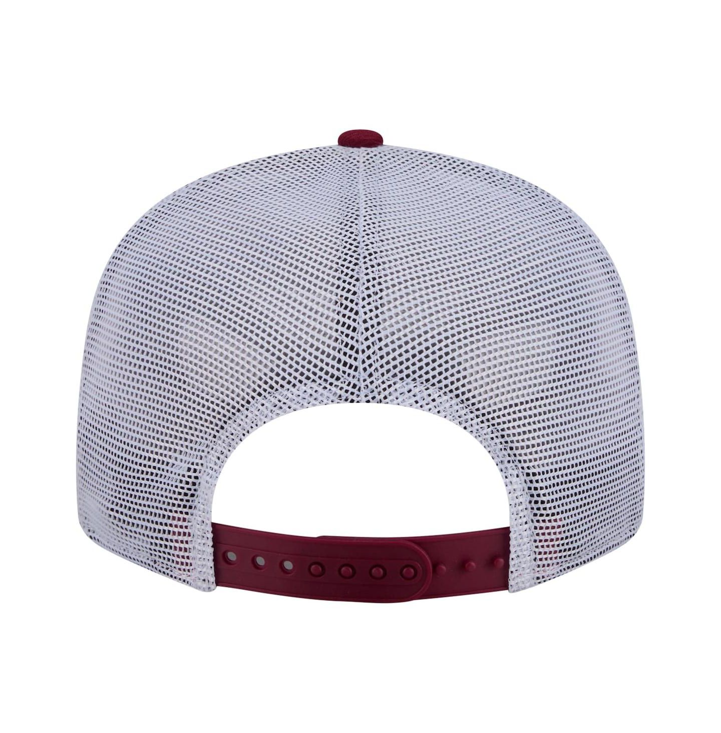 Мужская кепка New Era Burgundy Washington Commanders Core Team 9FIFTY Trucker Snapback Hat — фото 4