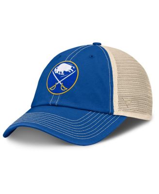 Men's Royal/Natural Buffalo Sabres Rival Trucker Adjustable Hat