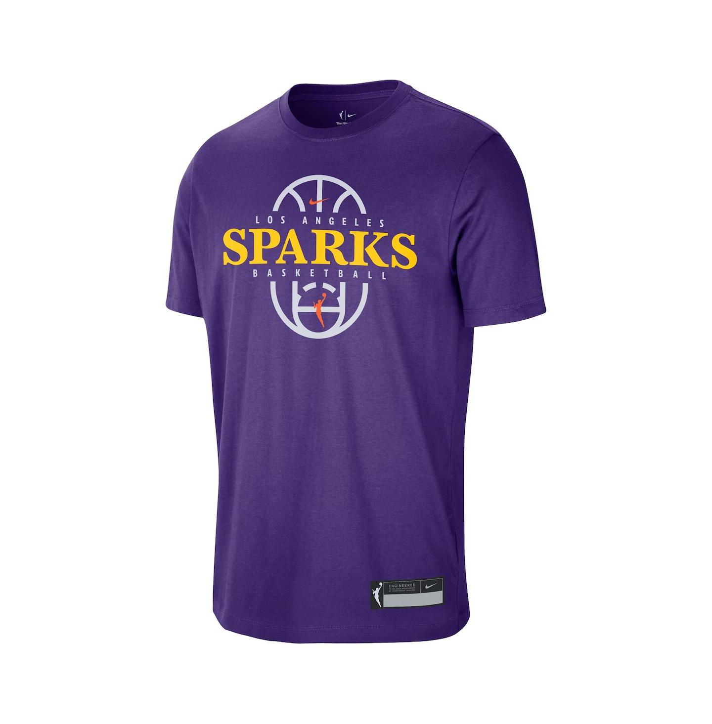 Футболка Nike Purple Los Angeles Sparks 2026 On-Court Authentic Practice Premium — фото 2