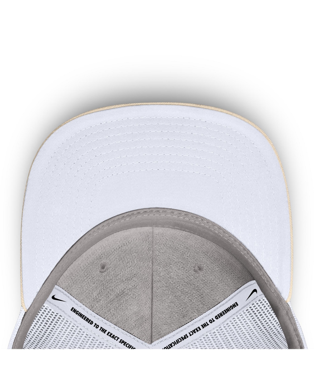 Nike Men's Natural Brooklyn Dodgers Cooperstown Collection Dri-fit Rise Trucker Adjustable Hat