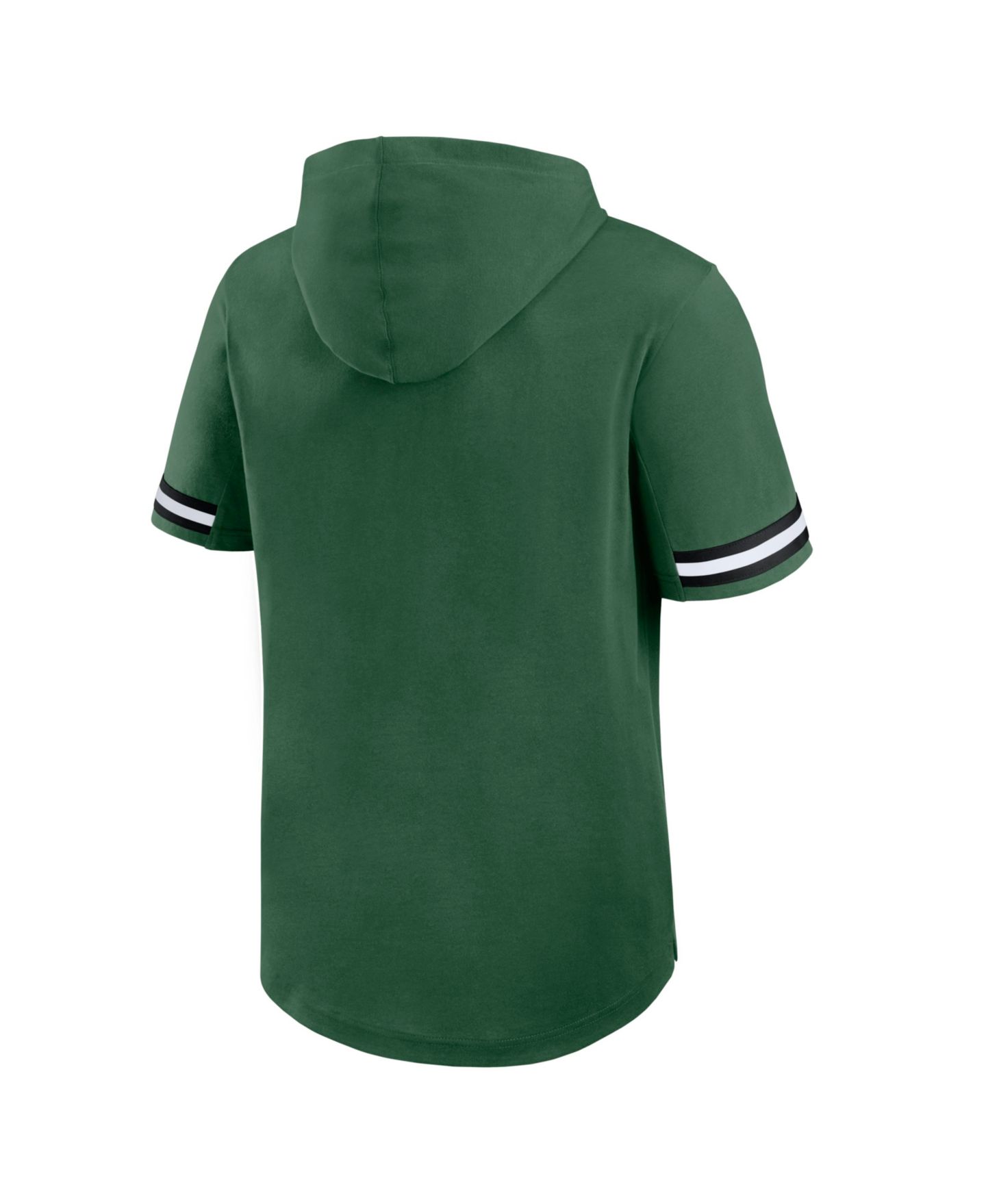 Мужская футболка Fanatics Green New York Jets Optimal Play Short Sleeve Hooded — фото 3