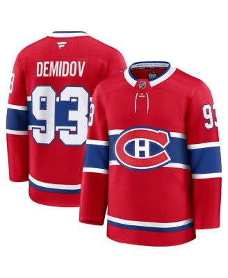 Men's Ivan Demidov Red Montreal Canadiens Home Premium Jersey