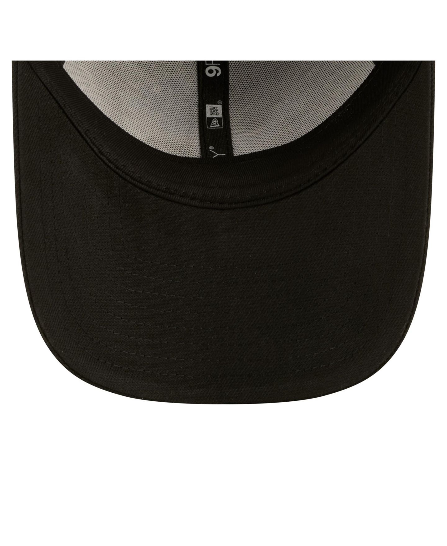Мужская кепка New Era Black Las Vegas Raiders Core Team 9FORTY Adjustable Hat — фото 5