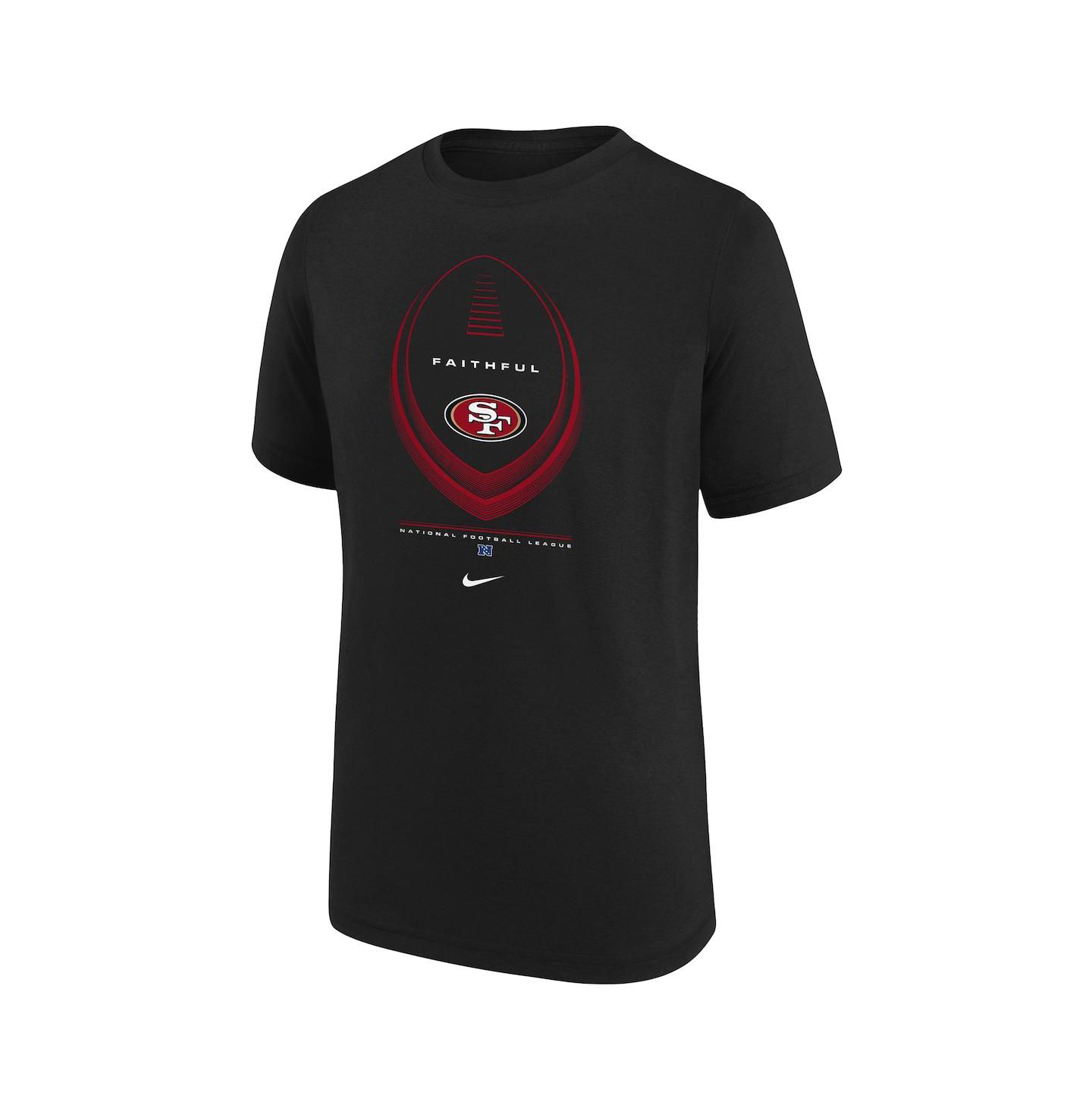 Детская футболка Nike Black San Francisco 49ers Icon Legend Dri-FIT — фото 2