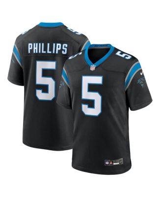 Men's Jaelan Phillips Black Carolina Panthers Game Jersey