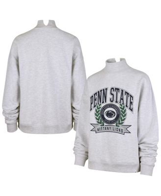 Women's Gray Penn State Nittany Lions Laurel Arch Mock Neck Sweatshirt