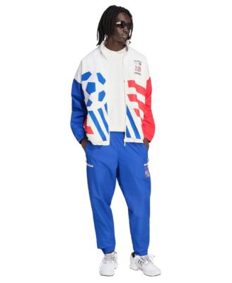 Adidas Men's White USMNT 1994 World Cup Full-Zip Woven Track