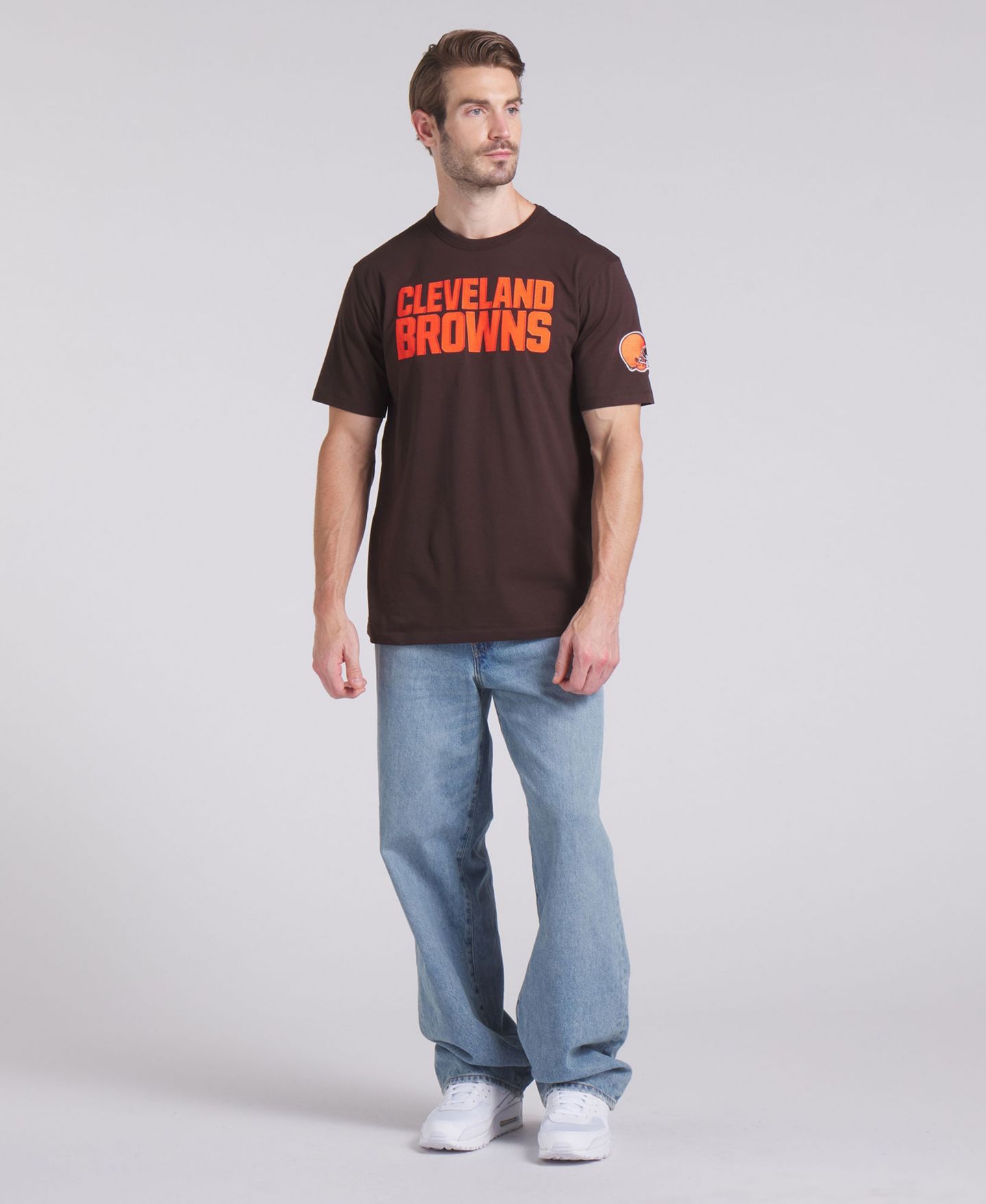 Мужская футболка Fanatics Brown Cleveland Browns Option Route Legacy — фото 5