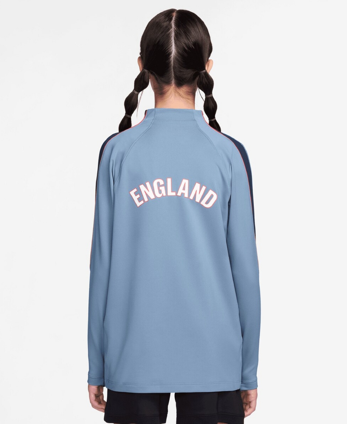 Nike Big Boys and Girls Blue England National Team 2026 Strike Dri-fit Long Sleeve Quarter-Zip Drill Top