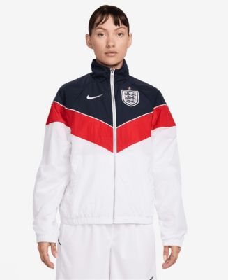 NIKE イングランド M トラックジャケット White Wカップ Nike Women's White England National Team Windrunner UV Woven Full