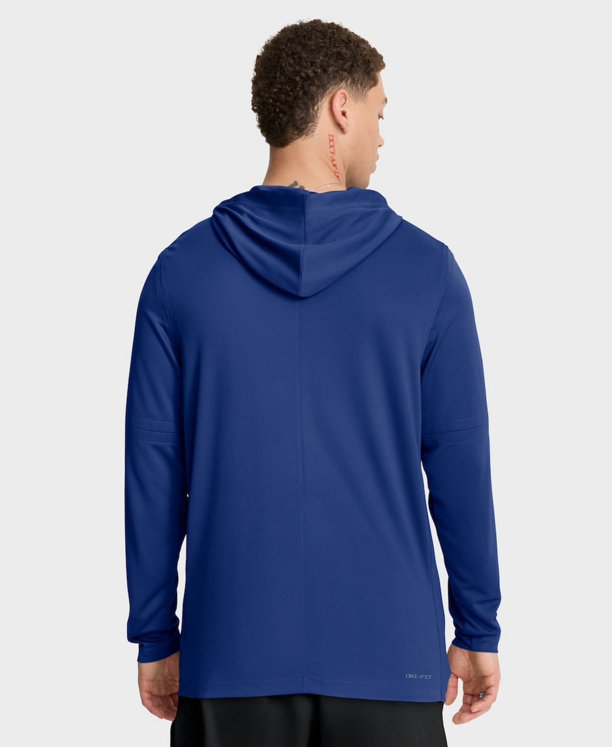 Nike Men's Royal Chicago Cubs Authentic Collection Dri-fit Long Sleeve Hooded T-Shirt