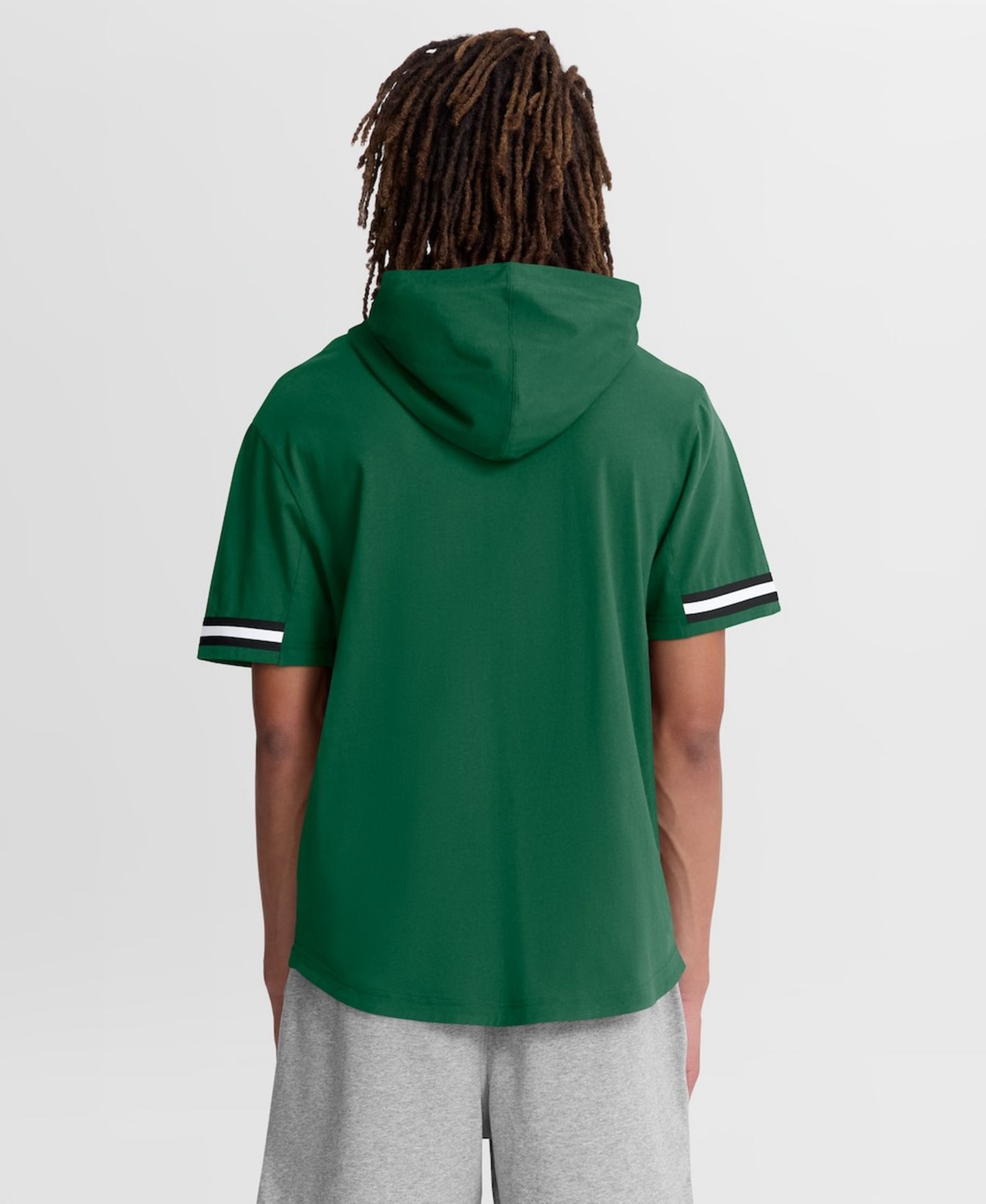 Мужская футболка Fanatics Green New York Jets Optimal Play Short Sleeve Hooded — фото 4