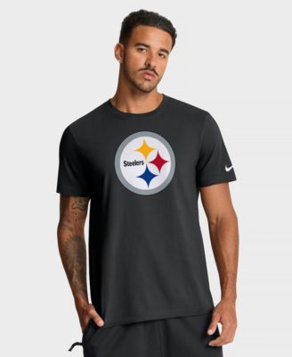 Men's Black Pittsburgh Steelers Essential Logo T-Shirt