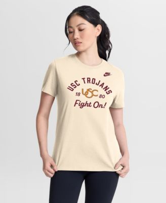 Women's Natural USC Trojans Legacy Team Name T-Shirt