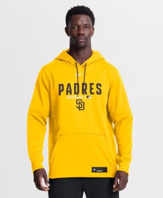 Men's Gold San Diego Padres Authentic Collection Therma-FIT Hoodie