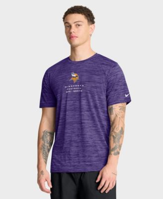 Men's Purple Minnesota Vikings Velocity Ball Carrier Dri-FIT T-Shirt