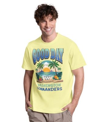 Men's Yellow Washington Commanders Good Day T-Shirt