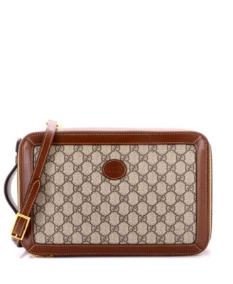 Azalea Box Shoulder Bag GG Coated Canvas