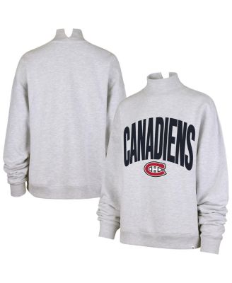 Women's Heather Gray Montreal Canadiens Subtle Muse Sweatshirt