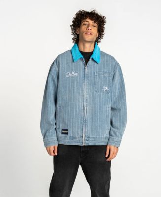 ジャケット・アウター 2000s diagonal button fly jacket The Wild Collective Men's and Women's Denim Dallas Wings Conductor