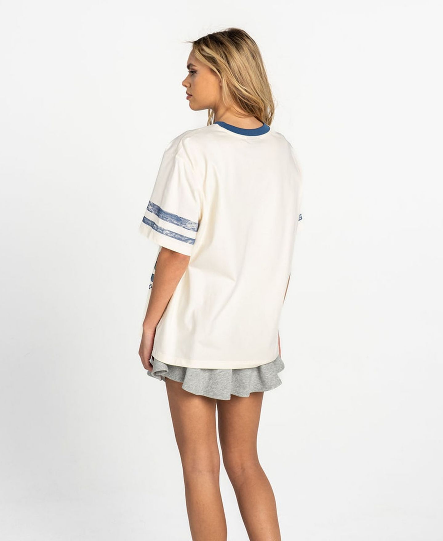 Женская футболка The Wild Collective White Minnesota Lynx Drop-Shoulder Oversized — фото 3