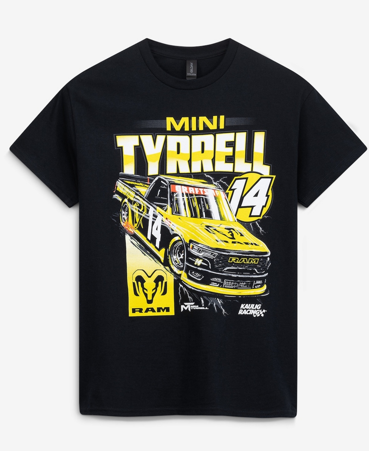 Kaulig Racing Men's x Ram Black Mini Tyrell T-Shirt