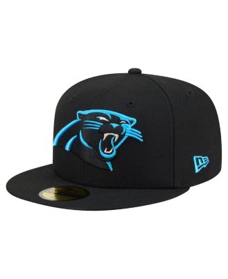 Men's Black Carolina Panthers 59FIFTY Fitted Hat
