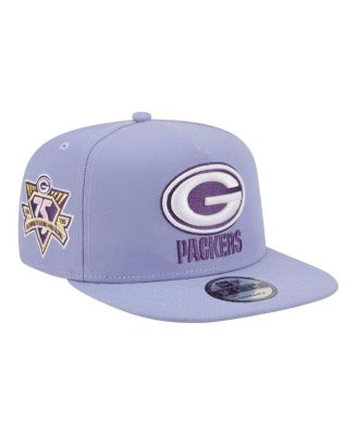 Men's Lavender Green Bay Packers Bloom A-Frame 9FIFTY Snapback Hat