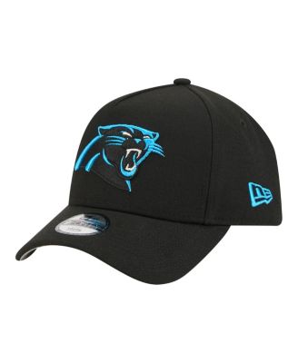 Big Boys and Girls Black Carolina Panthers 9FORTY A-Frame Adjustable Hat