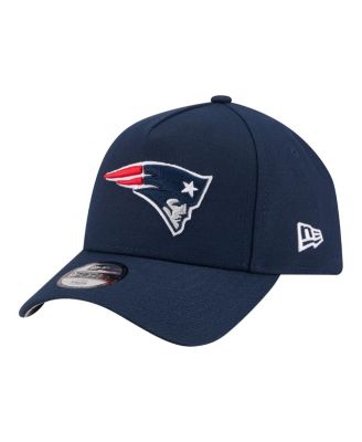 Big Boys and Girls Navy New England Patriots 9FORTY A-Frame Adjustable Hat