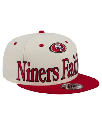 Men's Cream San Francisco 49ers Oversized Slogan 9FIFTY Snapback Hat