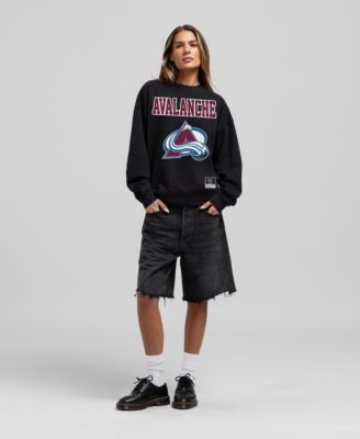 Women's Black Colorado Avalanche Core Oversized Sweatshirt