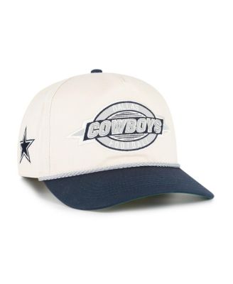 Men's Natural/Navy Dallas Cowboys Frame Out Two-Tone Hitch Adjustable Hat