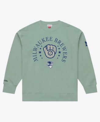 Men's Green Milwaukee Brewers Yacht Rock Fleece Sweatshirt