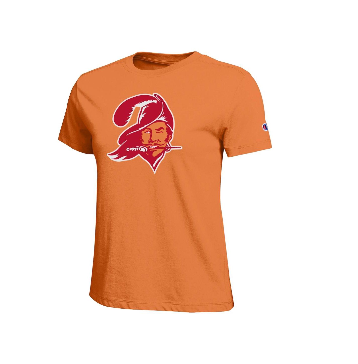 Женская футболка Champion Orange Tampa Bay Buccaneers Logo — фото 3