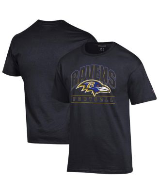 Men's Black Baltimore Ravens Football T-Shirt