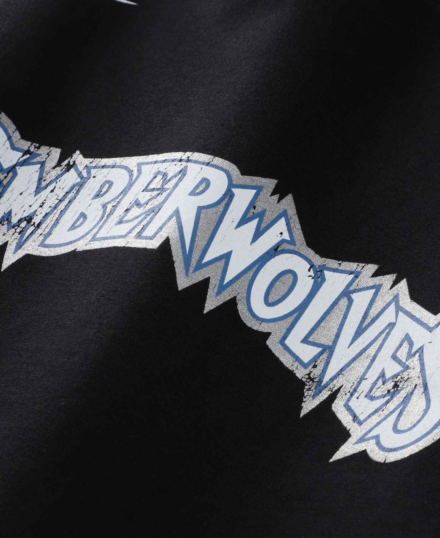 Детская футболка Nike Black Minnesota Timberwolves Hardwood Classics Essential Logo Max90 Long Sleeve — фото 2