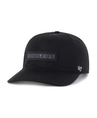 Men's Black Los Angeles Dodgers Quiet Outdoors Hitch Adjustable Hat