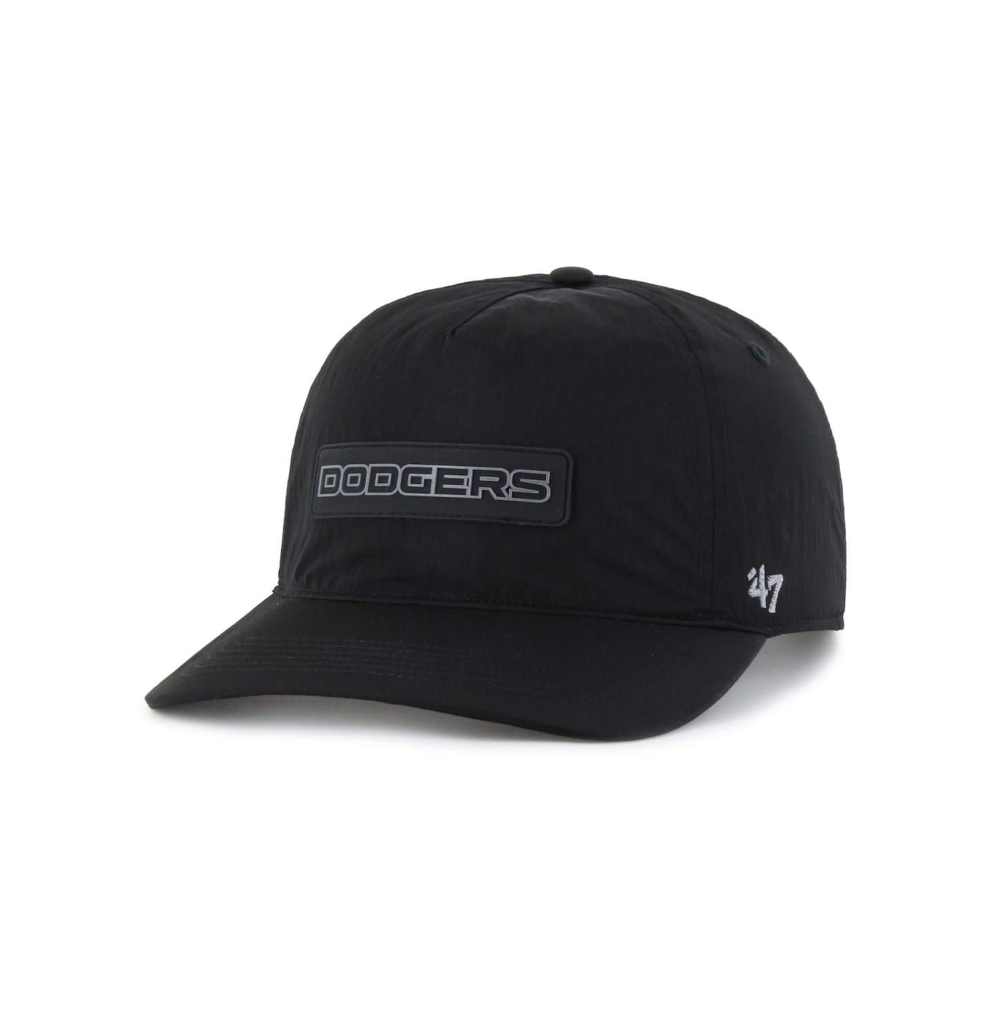 Мужская кепка '47 Brand Black Los Angeles Dodgers Quiet Outdoors Hitch Adjustable Hat — фото 1