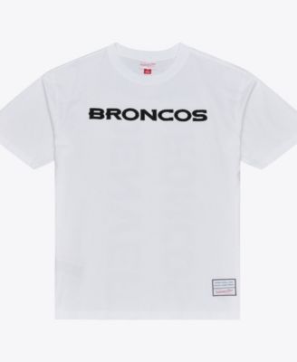 Men's White Denver Broncos Monochrome T-Shirt