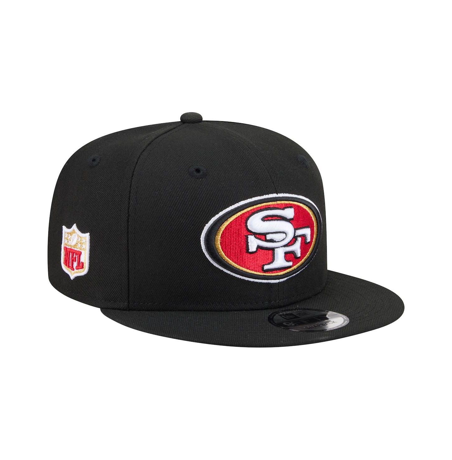 Мужская кепка New Era Black San Francisco 49ers 9FIFTY Snapback Hat — фото 3