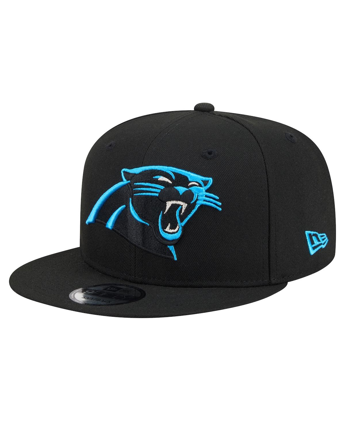 New Era Men's Black Carolina Panthers 9FIFTY Snapback Hat - Black