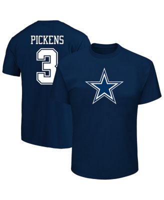 Men's George Pickens Navy Dallas Cowboys Big & Tall Player Name & Number T-Shirt