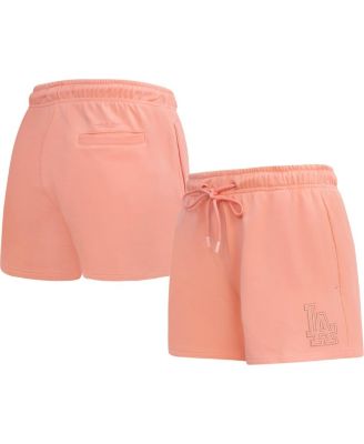 Women's Pink Los Angeles Dodgers Neutral Fleece Shorts